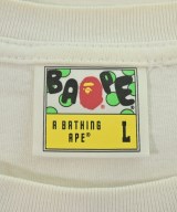 A BATHING APE（アベイシングエイプ）Tシャツ・カットソー 白 サイズ:L メンズ/2200680710048