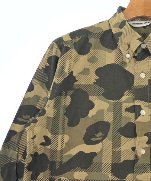 A BATHING APE（アベイシングエイプ）カジュアルシャツ ベージュ サイズ:L メンズ/2200678412169