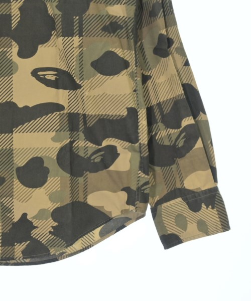 A BATHING APE（アベイシングエイプ）カジュアルシャツ ベージュ サイズ:L メンズ/2200678412169