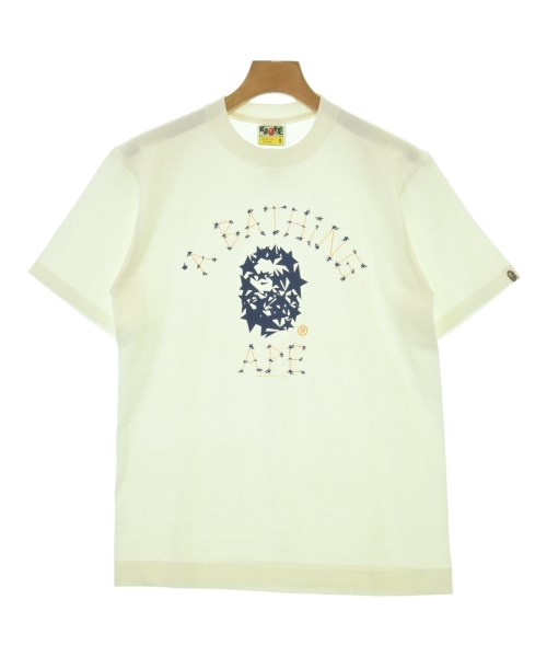A BATHING APE(アベイシングエイプ)Tシャツ・カットソー 白 サイズ:S/2200694065073