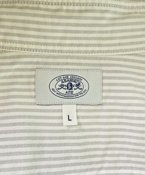 A BATHING APE（アベイシングエイプ）カジュアルシャツ グレー サイズ:L メンズ/2200695582050