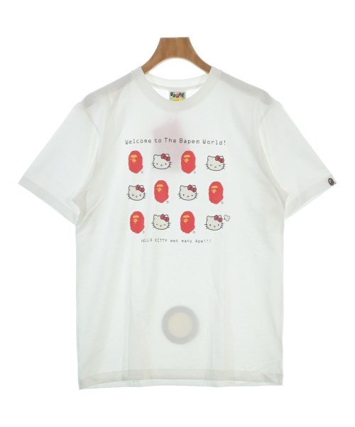 A BATHING APE(アベイシングエイプ)Tシャツ・カットソー 白 サイズ:M/2200696464010