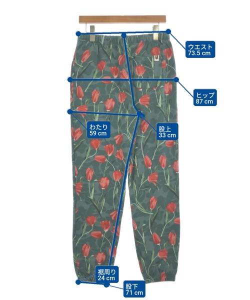 A BATHING APE（アベイシングエイプ）スウェットパンツ 緑 サイズ:S レディース/2200687886036