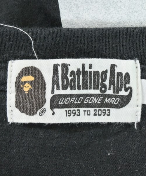 A BATHING APE（アベイシングエイプ）Tシャツ・カットソー 黒 サイズ:M レディース/2200687886067