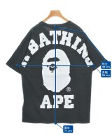 A BATHING APE（アベイシングエイプ）Tシャツ・カットソー 黒 サイズ:M レディース/2200687886067