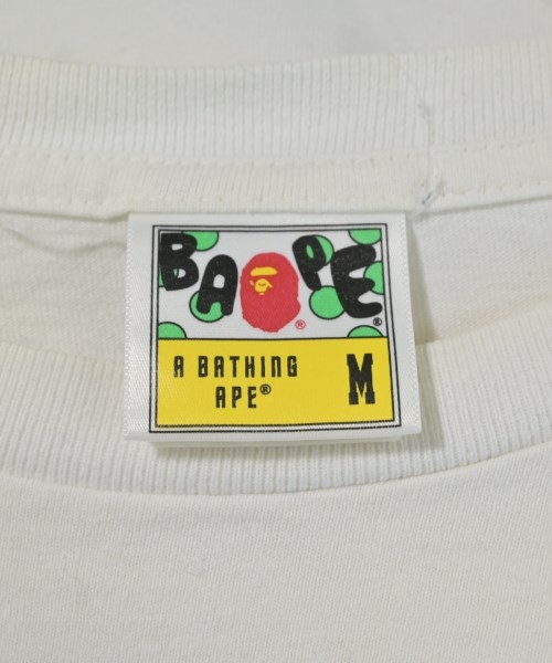 A BATHING APE（アベイシングエイプ）Tシャツ・カットソー 白 サイズ:M メンズ/2200687886074