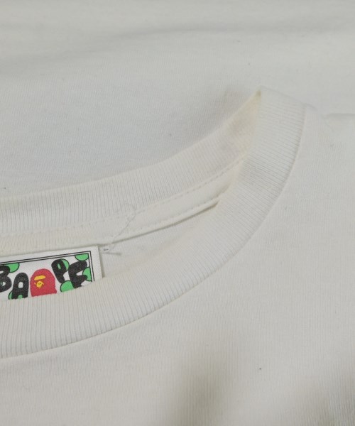 A BATHING APE（アベイシングエイプ）Tシャツ・カットソー 白 サイズ:M メンズ/2200687886074