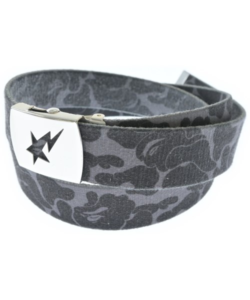 A BATHING APE(アベイシングエイプ)ベルト グレー サイズ:-/2200687886180