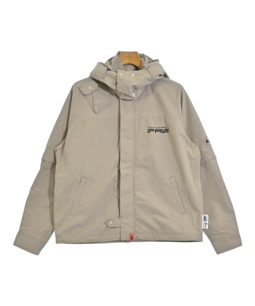 A BATHING APE(アベイシングエイプ)マウンテンパーカー ベージュ サイズ:S/2200700123056