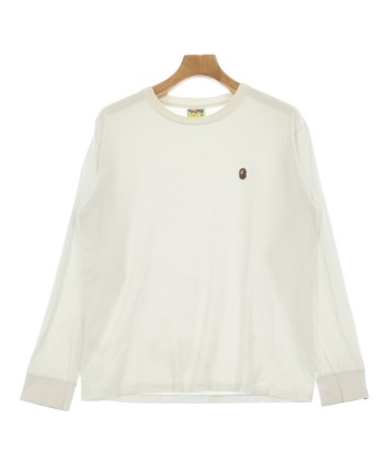 A BATHING APE（アベイシングエイプ）Tシャツ・カットソー 白 サイズ:M