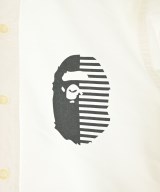 A BATHING APE（アベイシングエイプ）カジュアルシャツ 白 サイズ:S メンズ/2200701981037
