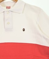 A BATHING APE（アベイシングエイプ）ポロシャツ 白 サイズ:S メンズ/2200701981044