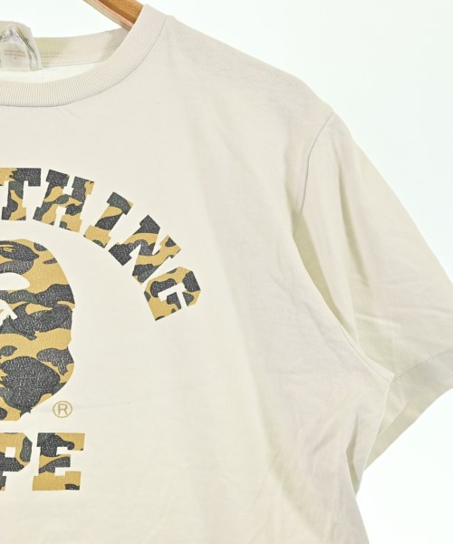 A BATHING APE（アベイシングエイプ）Tシャツ・カットソー 白 サイズ:M メンズ/2200701985097
