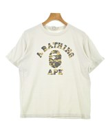 A BATHING APE（アベイシングエイプ）Tシャツ・カットソー 白 サイズ:M メンズ/2200701985097