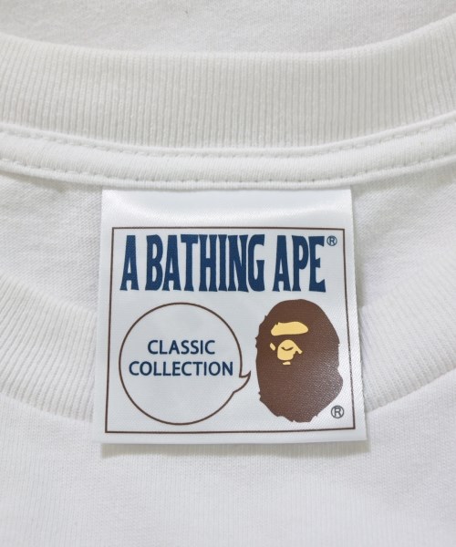 A BATHING APE（アベイシングエイプ）Tシャツ・カットソー 白 サイズ:M メンズ/2200651725088