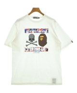 A BATHING APE（アベイシングエイプ）Tシャツ・カットソー 白 サイズ:L メンズ/2200655551065