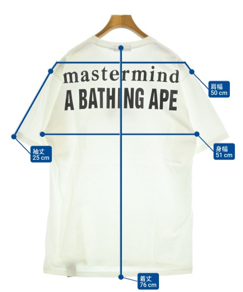 A BATHING APE（アベイシングエイプ）Tシャツ・カットソー 白 サイズ:L メンズ/2200655551089