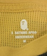 A BATHING APE（アベイシングエイプ）Tシャツ・カットソー 黄 サイズ:M メンズ/2200656245055