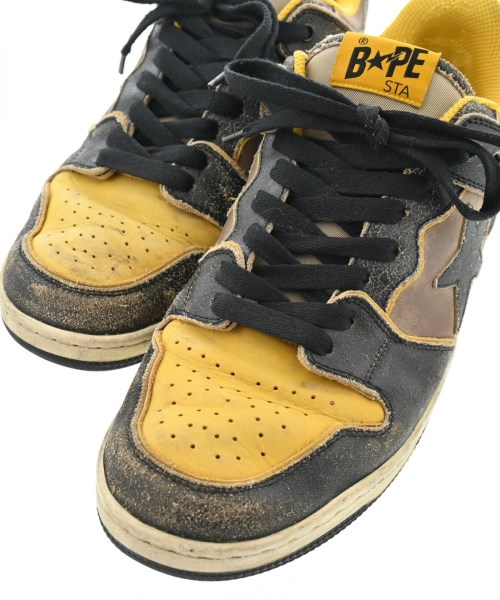 A BATHING APE（アベイシングエイプ）スニーカー 黄 サイズ:29cm メンズ/2200657109011