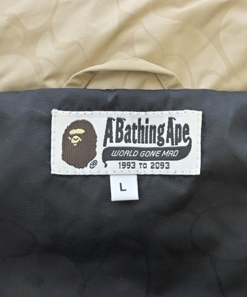 A BATHING APE（アベイシングエイプ）ブルゾン ベージュ サイズ:L メンズ/2200627976520
