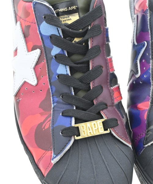 A BATHING APE（アベイシングエイプ）スニーカー 赤 サイズ:27cm メンズ/2200658554032