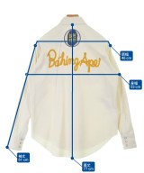 A BATHING APE（アベイシングエイプ）カジュアルシャツ 白 サイズ:M メンズ/2200653813486