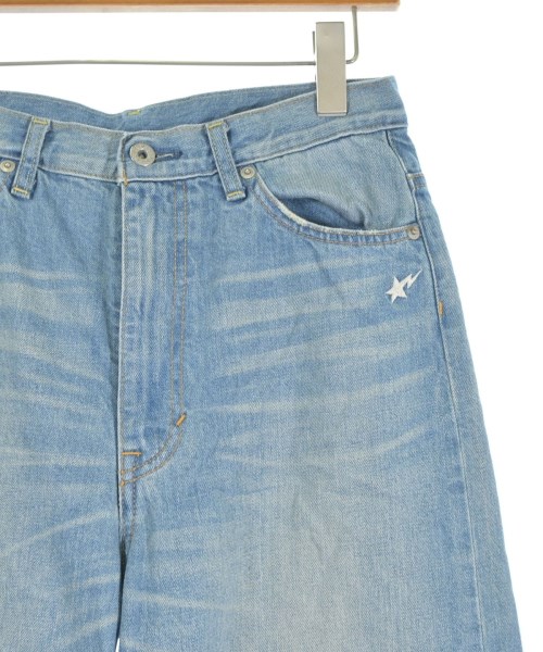 A BATHING APE（アベイシングエイプ）デニムパンツ 青 サイズ:M レディース/2200659589019