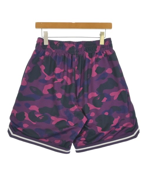 A BATHING APE（アベイシングエイプ）ショートパンツ 紫 サイズ:M メンズ/2200659589026