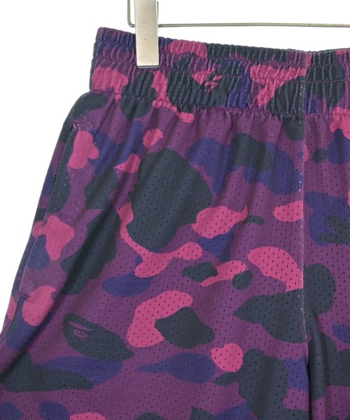 A BATHING APE（アベイシングエイプ）ショートパンツ 紫 サイズ:M メンズ/2200659589026