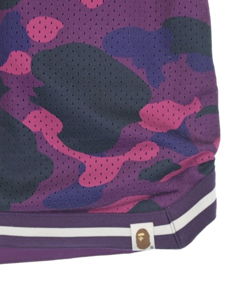A BATHING APE（アベイシングエイプ）ショートパンツ 紫 サイズ:M メンズ/2200659589026