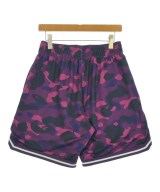 A BATHING APE（アベイシングエイプ）ショートパンツ 紫 サイズ:M メンズ/2200659589026