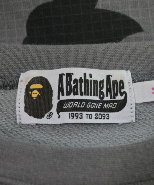 A BATHING APE（アベイシングエイプ）スウェット グレー サイズ:M レディース/2200659589033