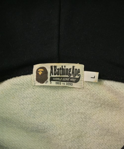 A BATHING APE（アベイシングエイプ）パーカー 黒 サイズ:L メンズ/2200661359020