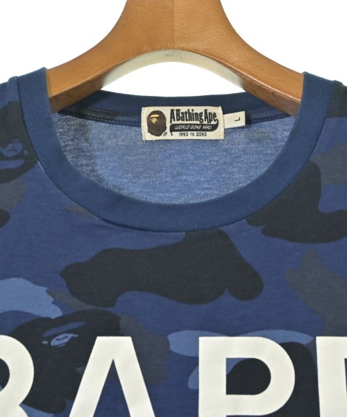 A BATHING APE（アベイシングエイプ）Tシャツ・カットソー 青 サイズ:L メンズ/2200661681046