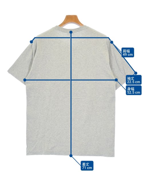 A BATHING APE（アベイシングエイプ）Tシャツ・カットソー グレー サイズ:L メンズ/2200711396081