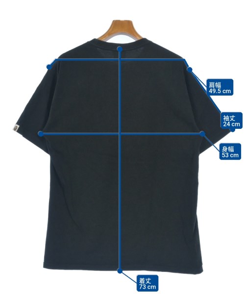 A BATHING APE（アベイシングエイプ）Tシャツ・カットソー 黒 サイズ:XL メンズ/2200711396098