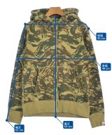 A BATHING APE（アベイシングエイプ）パーカー カーキ サイズ:S メンズ/2200711737044