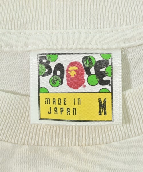 A BATHING APE（アベイシングエイプ）Tシャツ・カットソー 白 サイズ:M メンズ/2200711926165