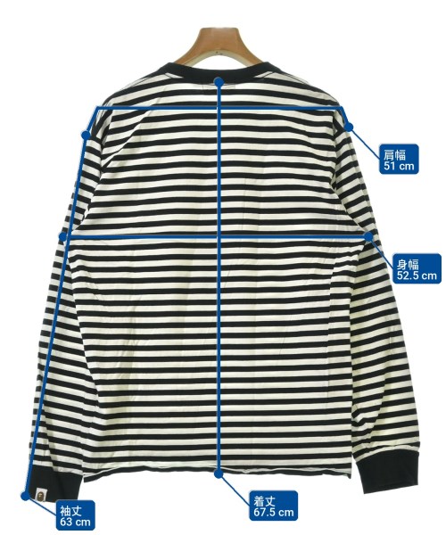 A BATHING APE（アベイシングエイプ）Tシャツ・カットソー 黒 サイズ:XL メンズ/2200712263030