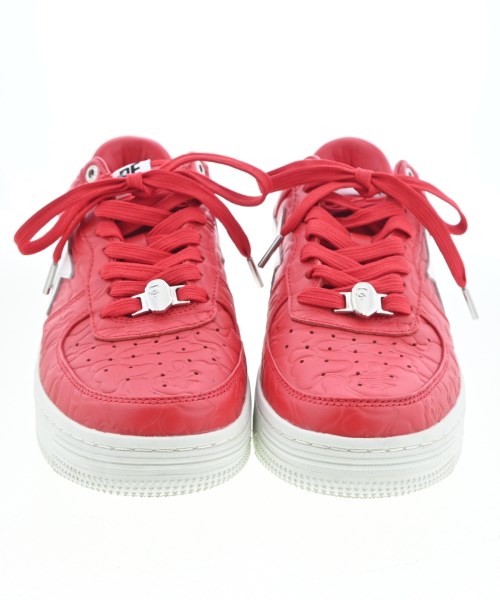 A BATHING APE（アベイシングエイプ）スニーカー 赤 サイズ:27cm メンズ/2200713424089