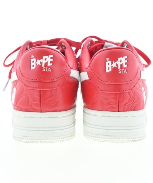 A BATHING APE（アベイシングエイプ）スニーカー 赤 サイズ:27cm メンズ/2200713424089
