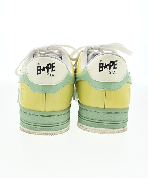A BATHING APE（アベイシングエイプ）スニーカー 黄 サイズ:26.5cm メンズ/2200713424157
