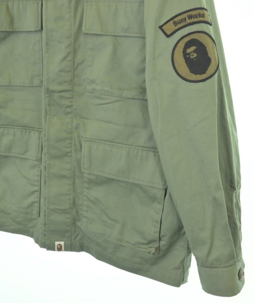 A BATHING APE（アベイシングエイプ）ミリタリーブルゾン カーキ サイズ:S メンズ/2200713937022