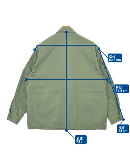 A BATHING APE（アベイシングエイプ）ミリタリーブルゾン カーキ サイズ:S メンズ/2200713937022