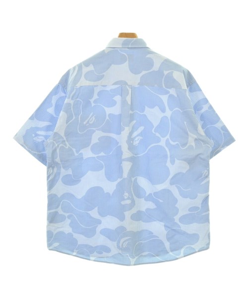 A BATHING APE（アベイシングエイプ）カジュアルシャツ 青 サイズ:L メンズ/2200713937039