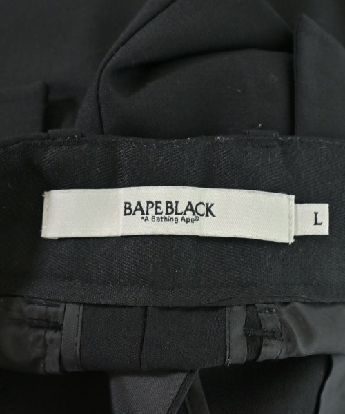 A BATHING APE（アベイシングエイプ）ショートパンツ 黒 サイズ:L メンズ/2200713937046