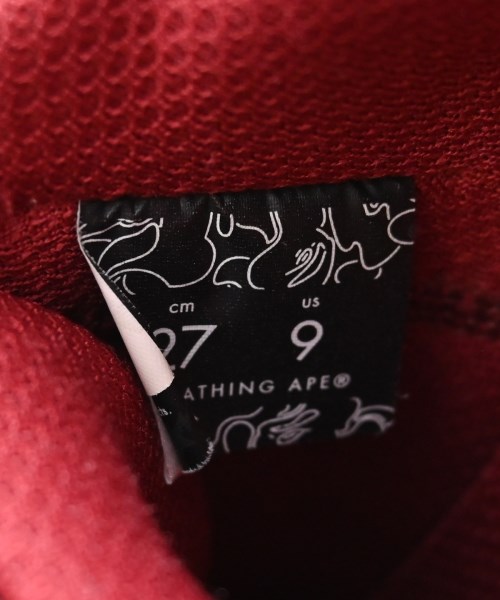 A BATHING APE（アベイシングエイプ）スニーカー グレー サイズ:27cm メンズ/2200713937121