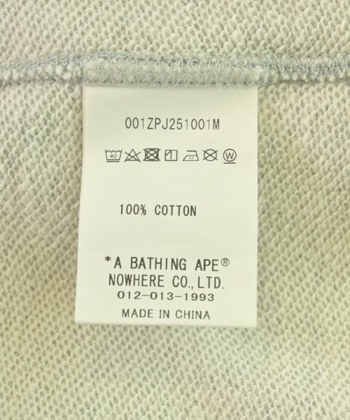 A BATHING APE（アベイシングエイプ）パーカー グレー サイズ:2XL メンズ/2200711409057
