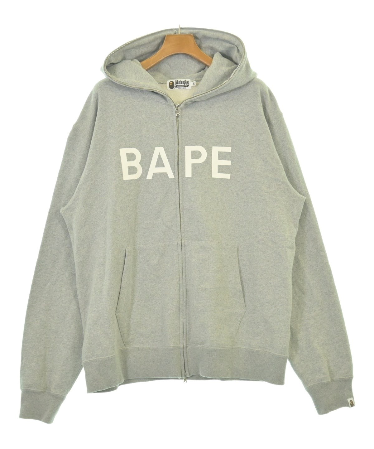 A BATHING APE（アベイシングエイプ）パーカー グレー サイズ:2XL