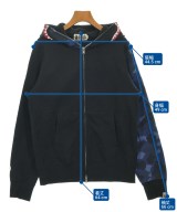 A BATHING APE（アベイシングエイプ）パーカー 黒 サイズ:M メンズ/2200714288017